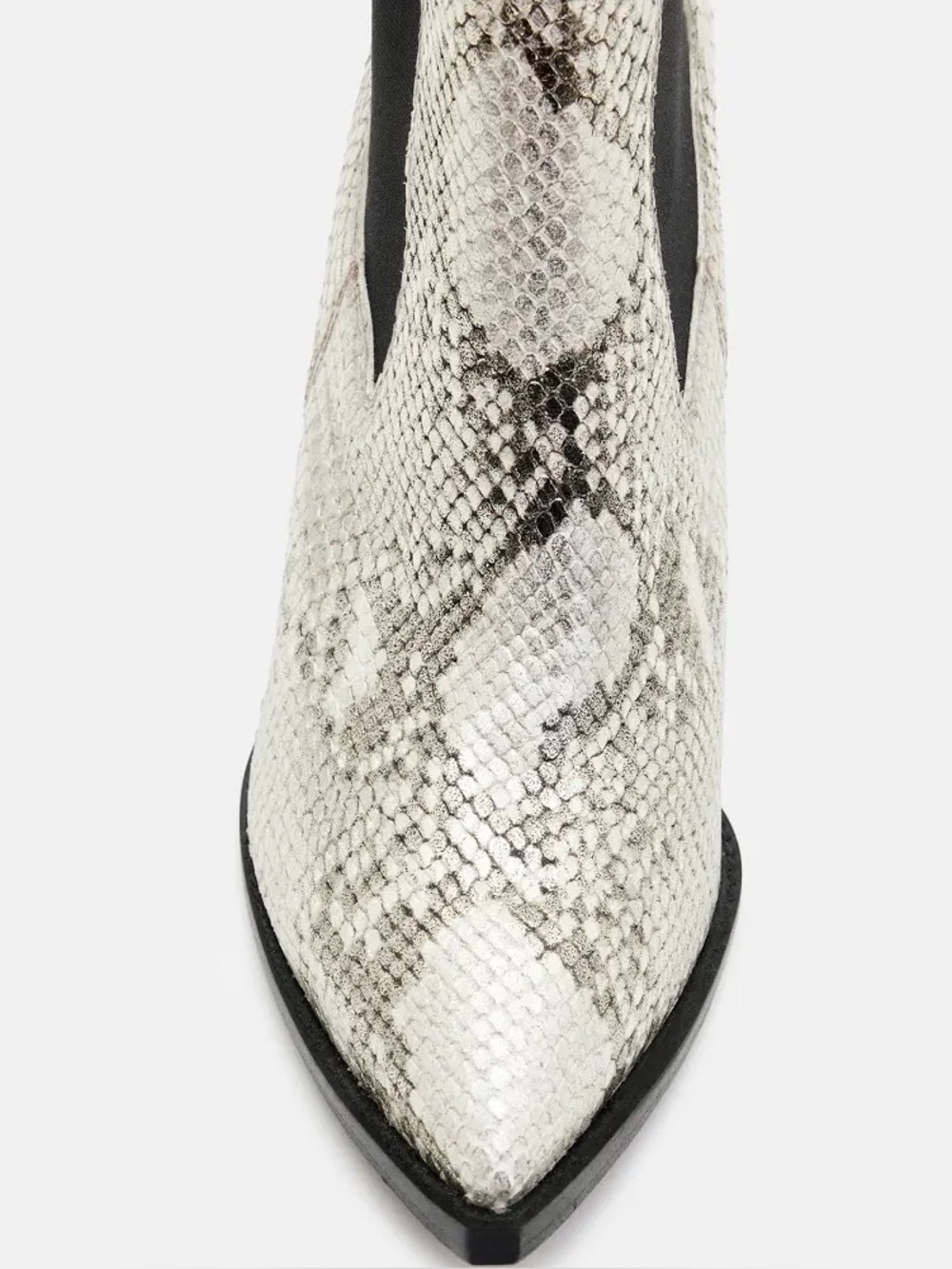 All Saints Metallic Snake Print Ria boot - Picture 11 of 12